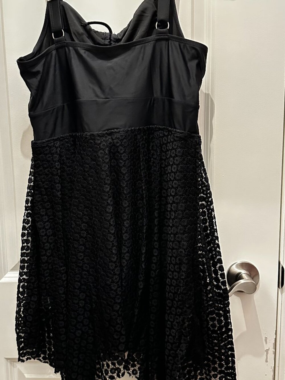 Women's Bloomchic Black 1 pc Swimsuit Size 14-16 NWT - Picture 2 of 6